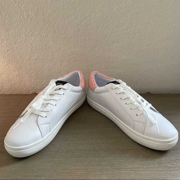 NIB Steve Madden Pink Star White Sneakers Size 11 - Picture 6 of 11